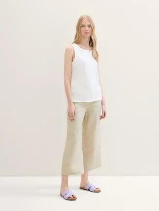 Culotte Hose mit Leinen