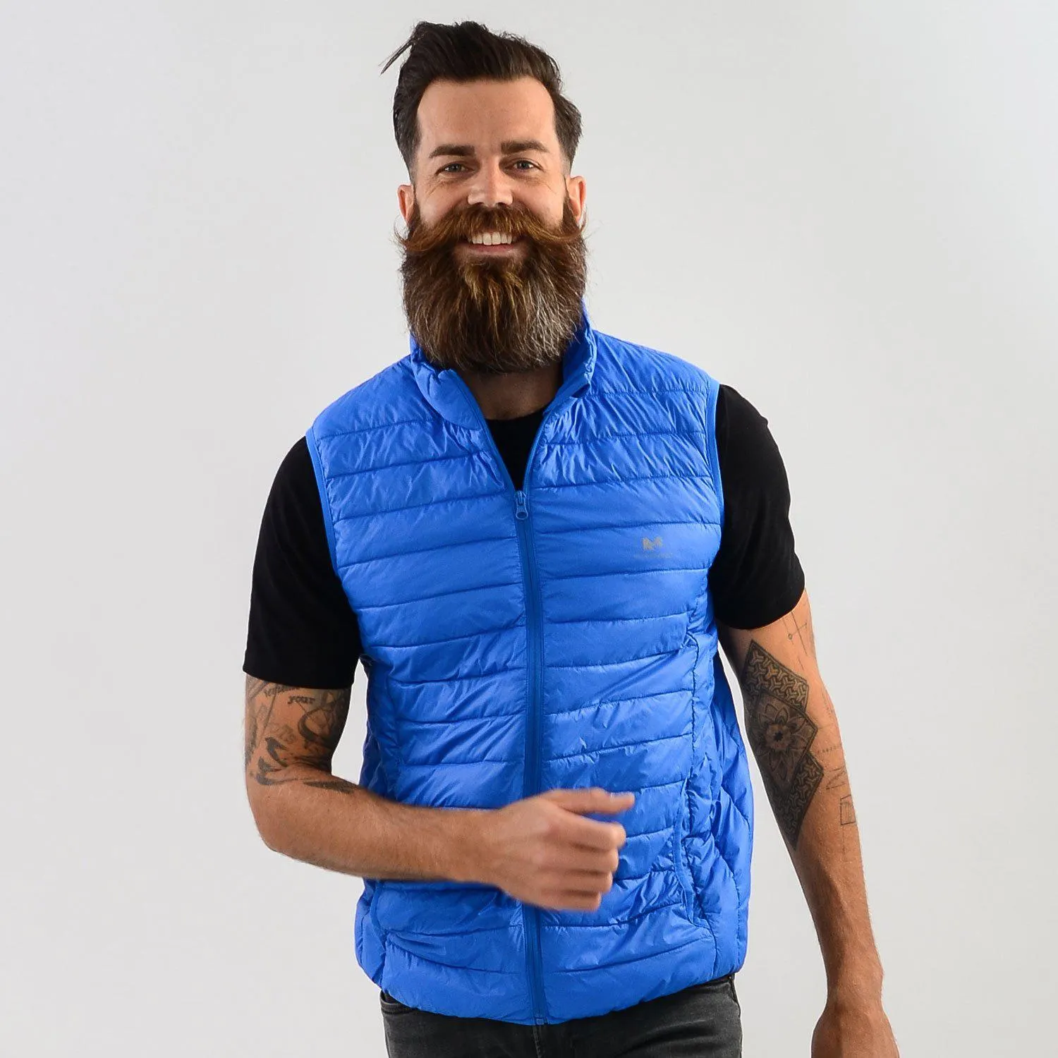 Steppweste Unisex im Daunen-Style, Blau