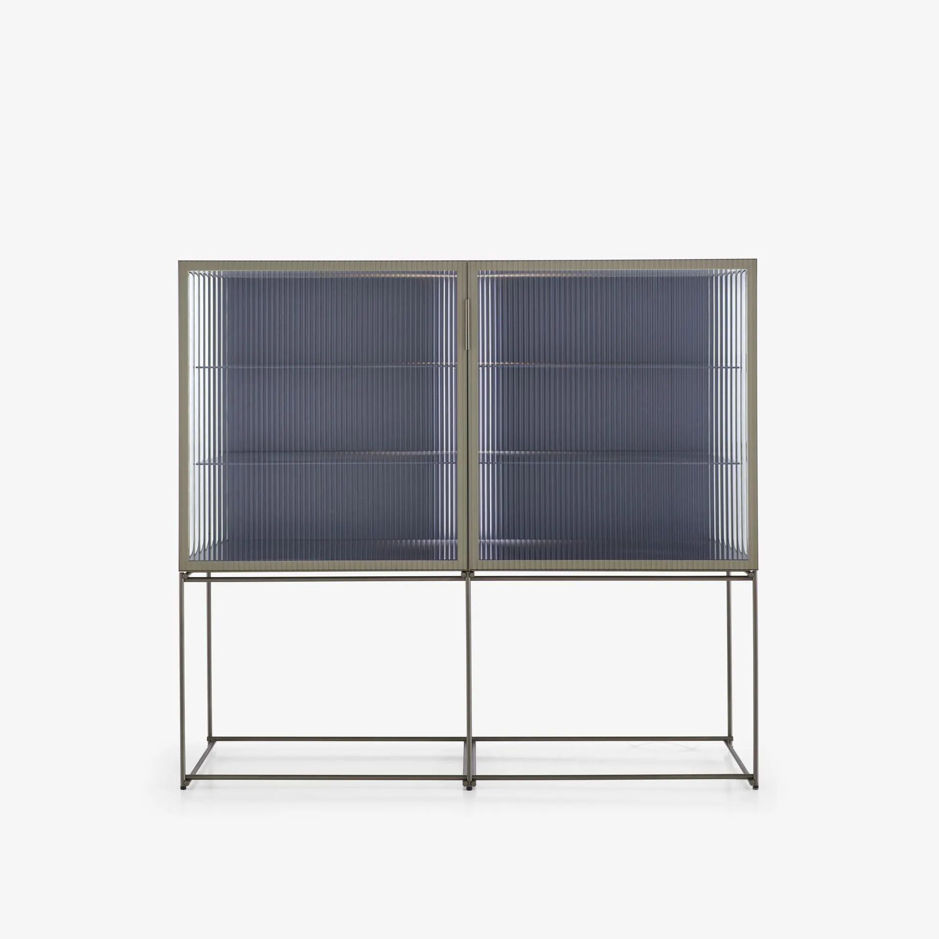 CONTAINER MIT 2 TÜREN FRONT KLARGLAS K 7