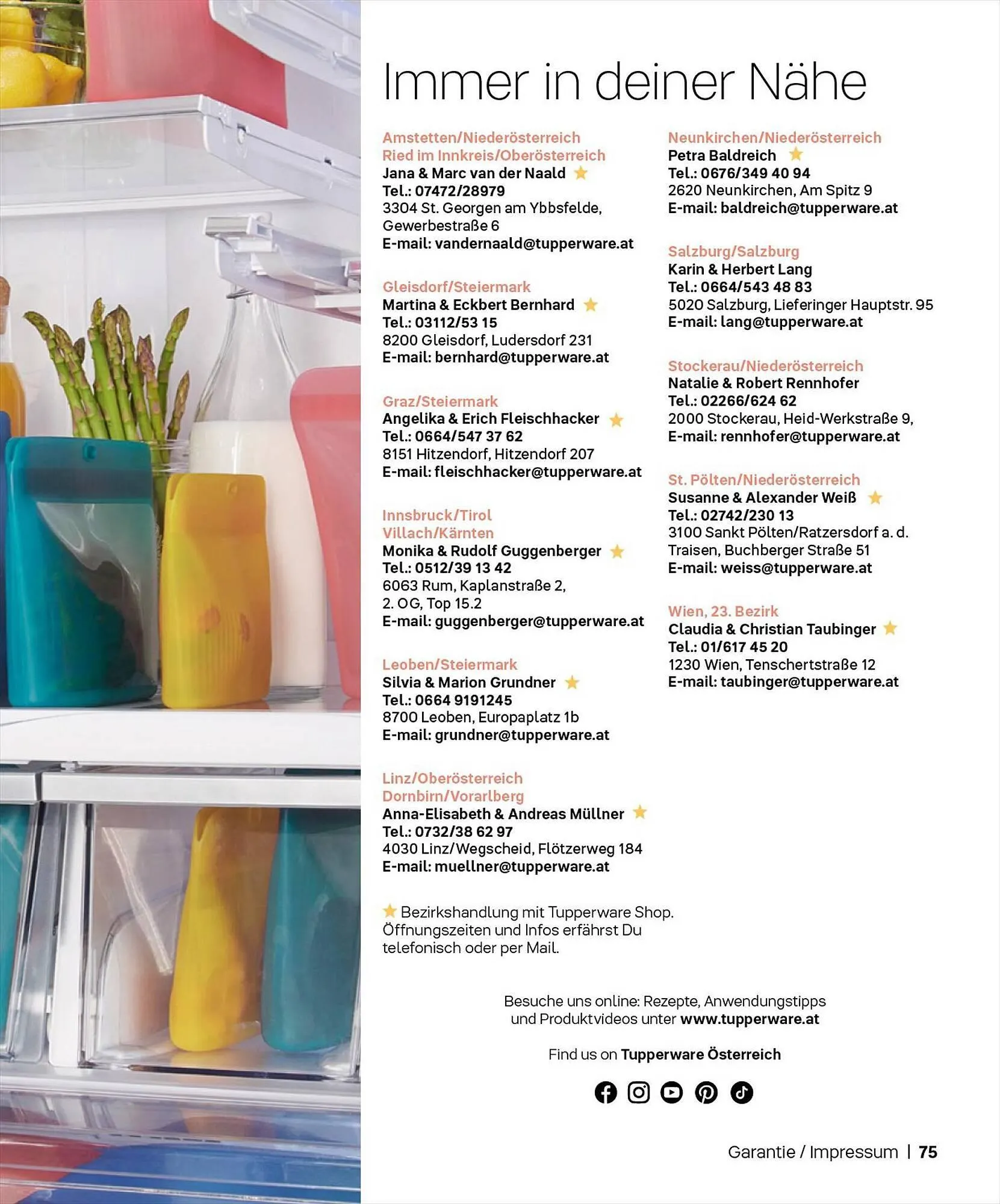 Tupperware Flugblatt von 1. September bis 29. Februar 2024 - Flugblätt seite 75