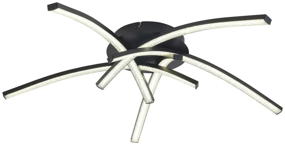 Luca Bessoni LED-Deckenleuchte Doina Ø 67 cm Kristalloptik