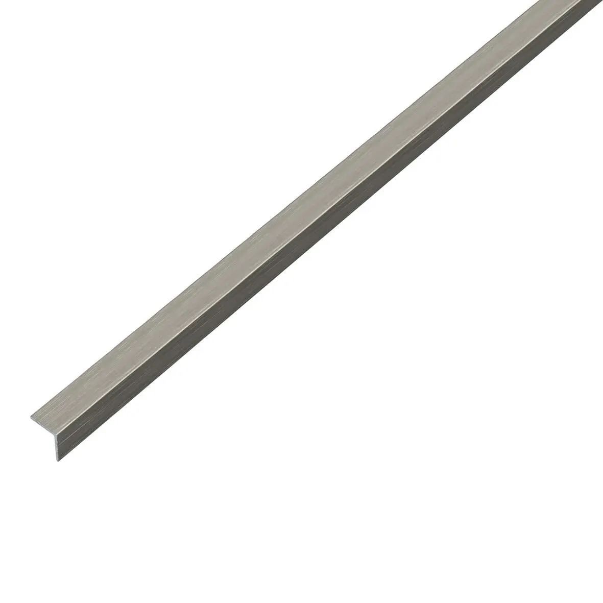 Winkelprofil Alu selbstkl. edelstahl-dunkel,1m/10x10x1mm