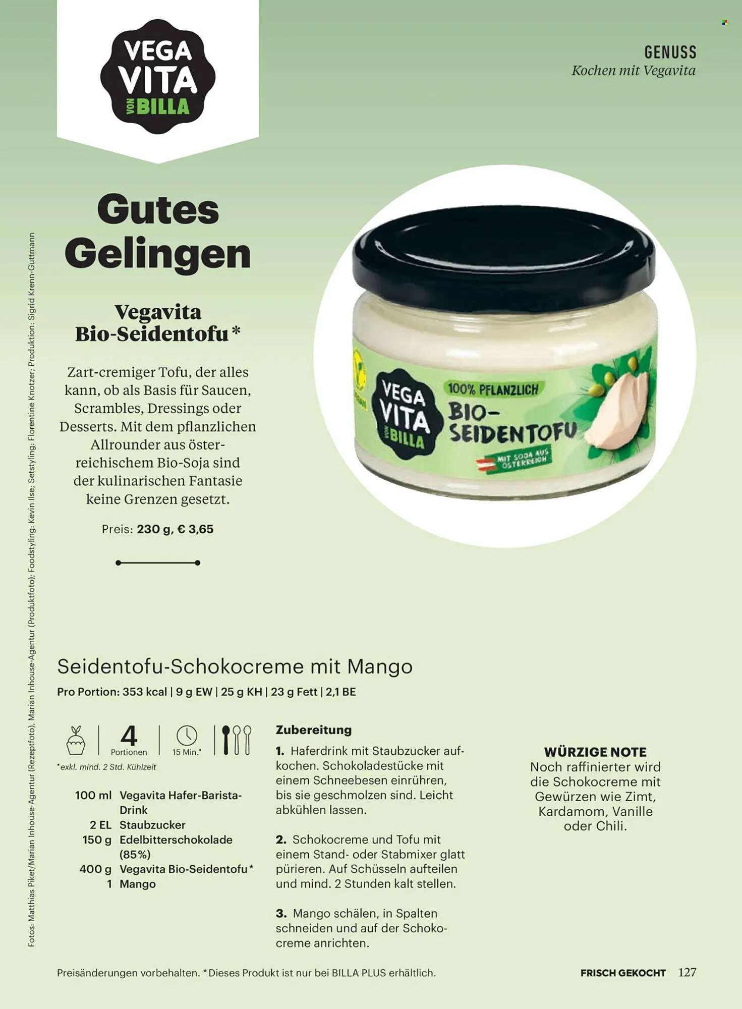 Billa Flugblatt von 1. November bis 30. November 2025 - Flugblätt seite  123