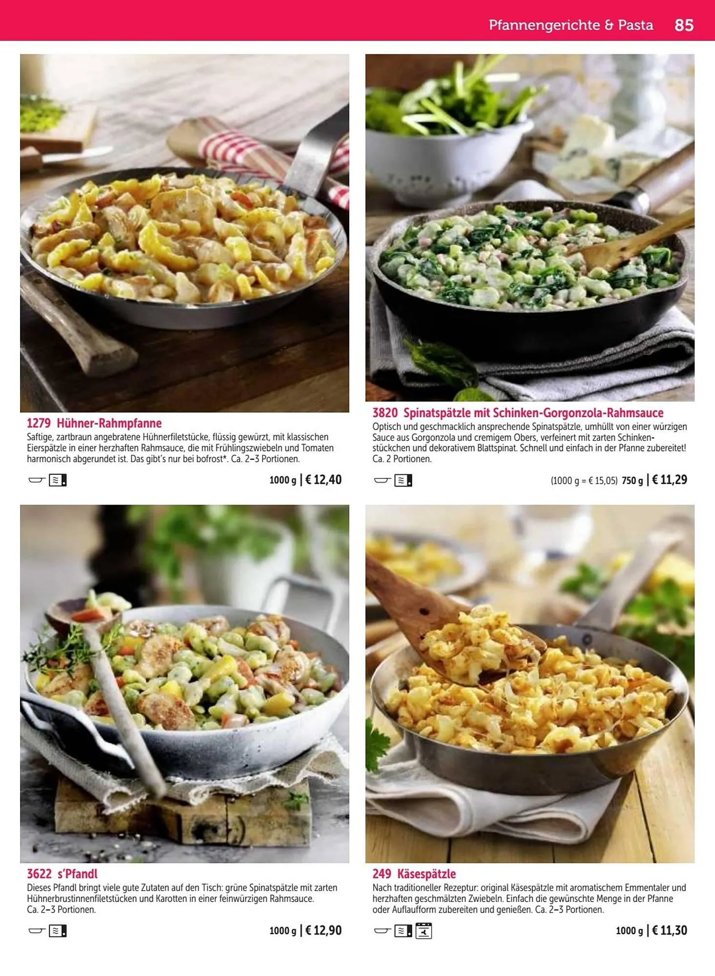 Bofrost Flugblatt von 25. September bis 29. Februar 2024 - Flugblätt seite 85