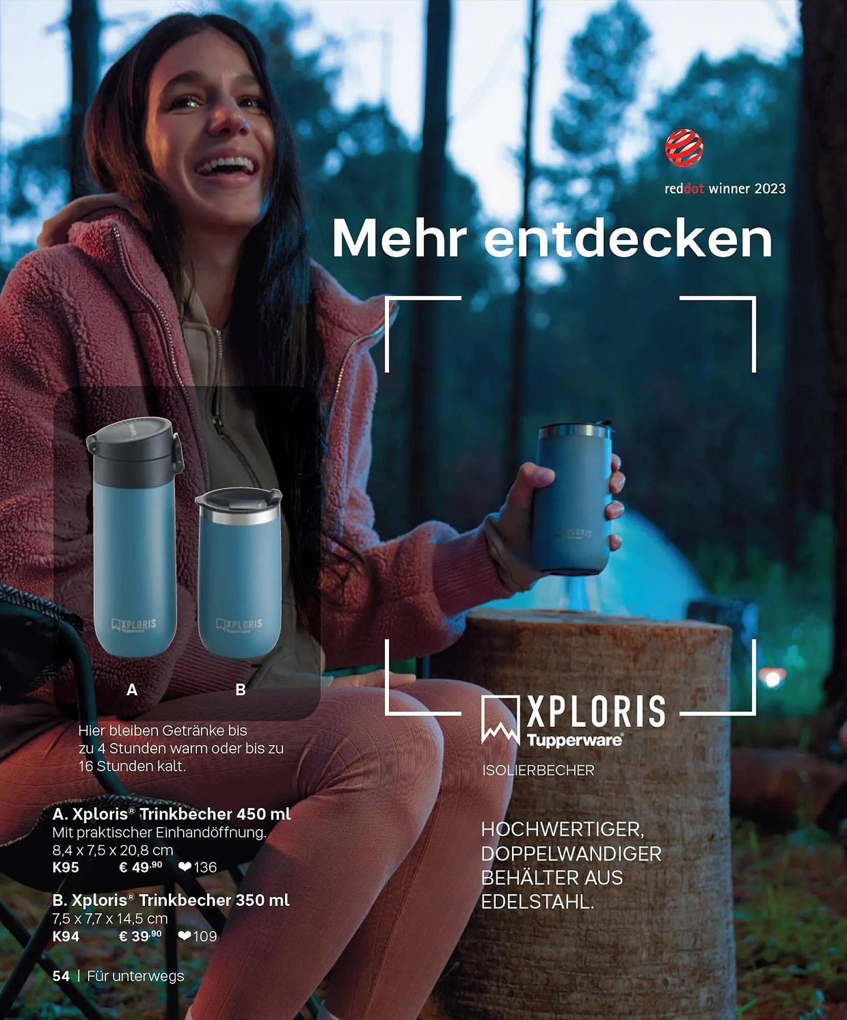 Tupperware Flugblatt von 1. September bis 29. Februar 2024 - Flugblätt seite 54