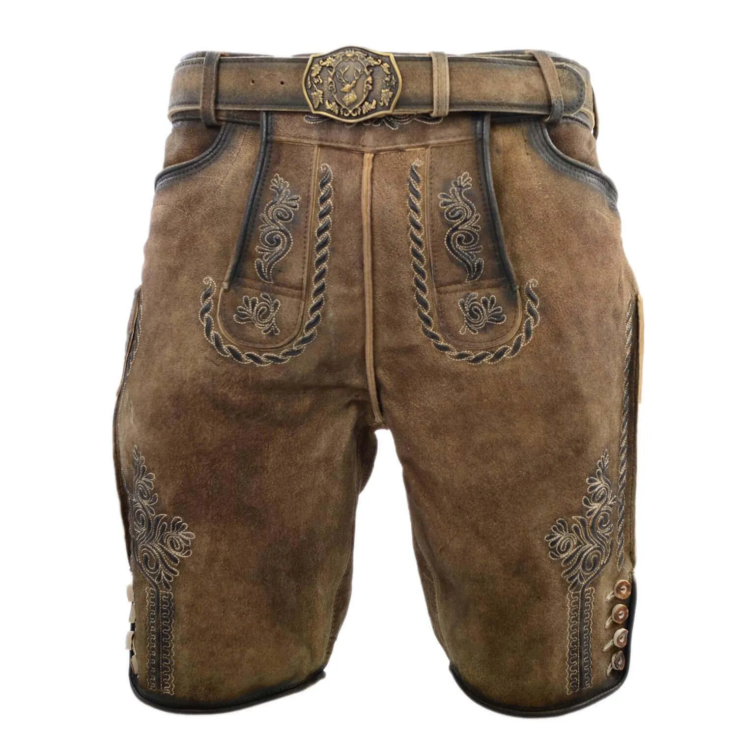 Herren Lederhose "Robert", Braun
