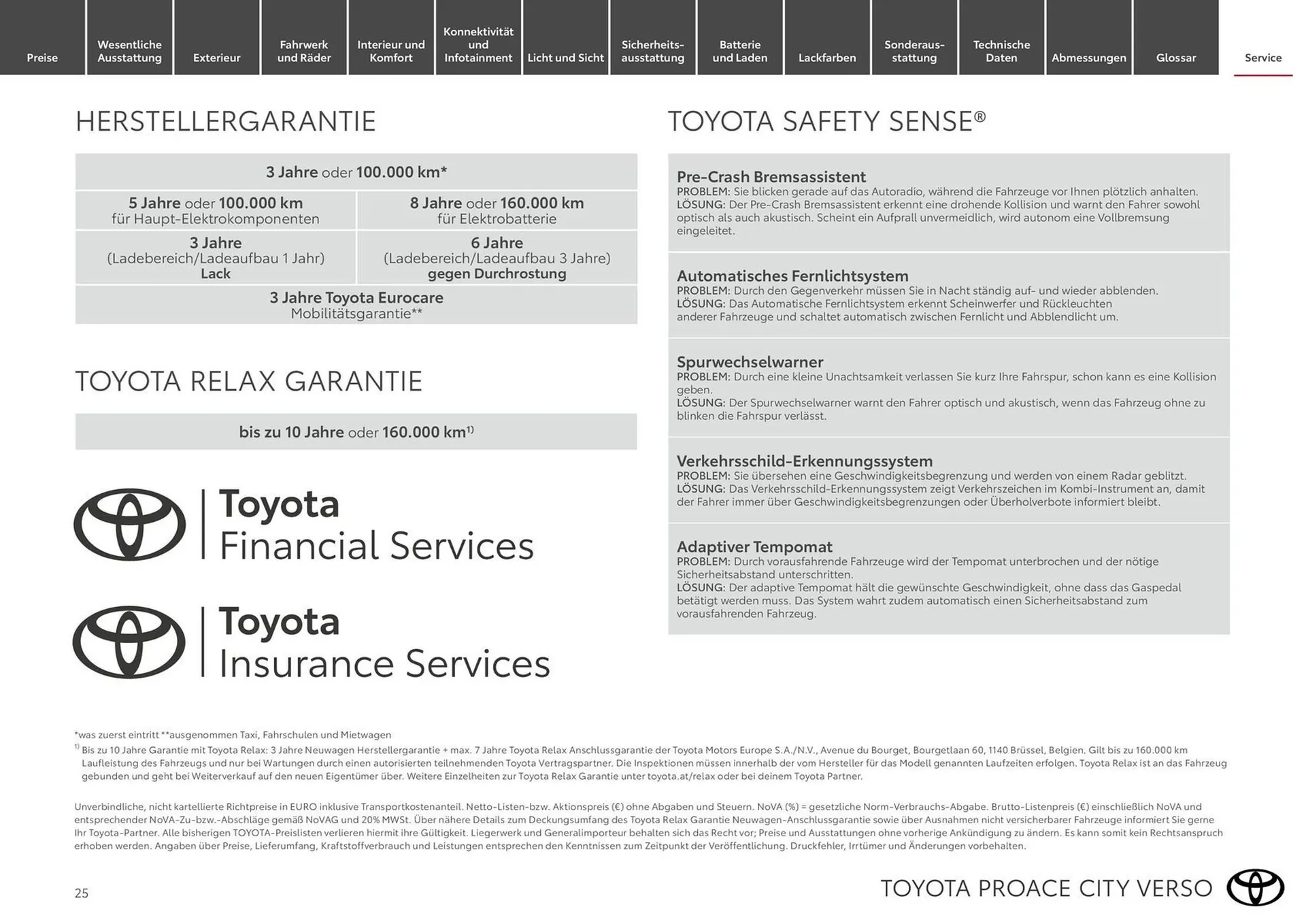 Toyota Flugblatt von 19. Februar bis 31. März 2026 - Flugblätt seite 25