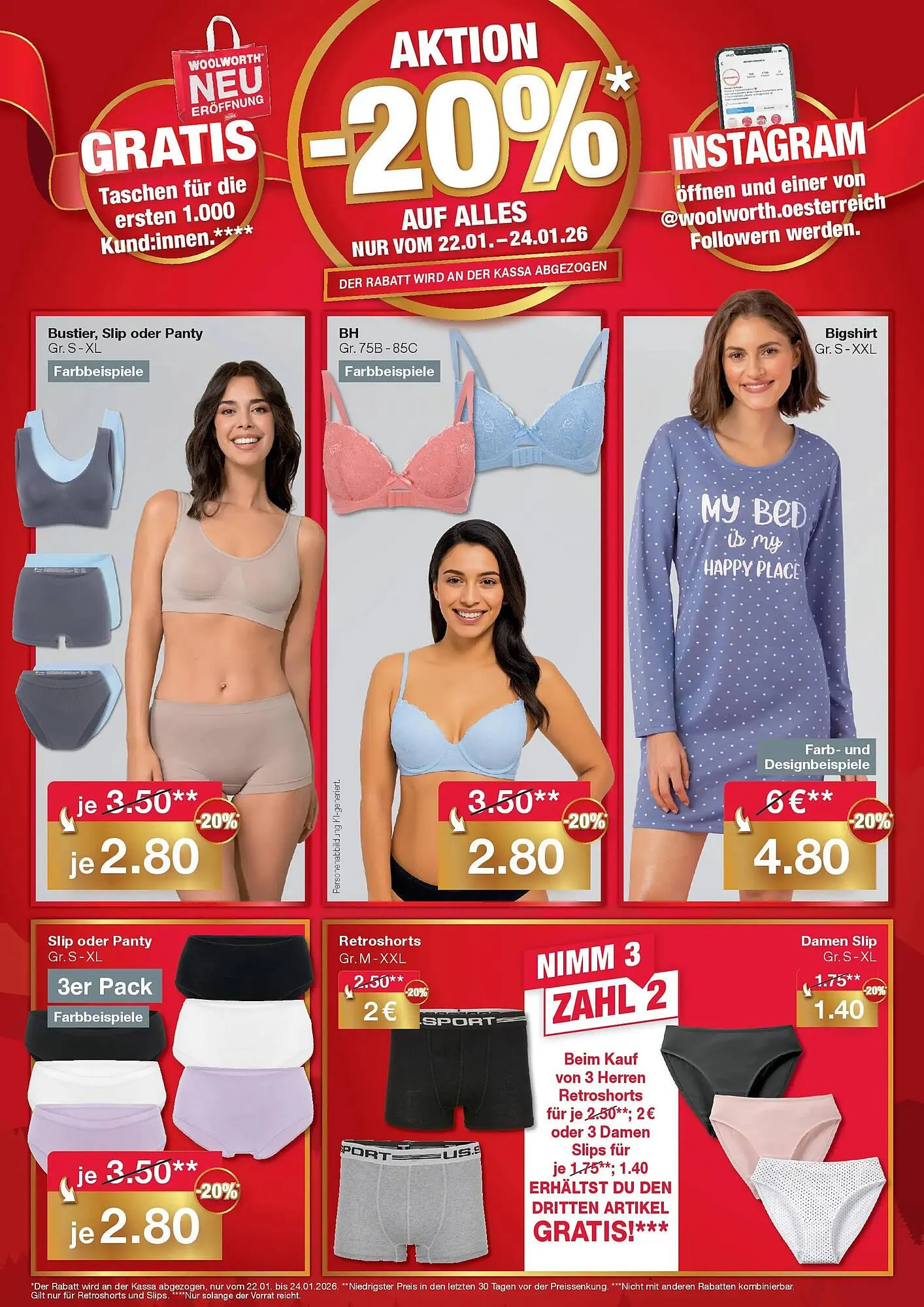 Woolworth Prospekt von 17. Jänner bis 24. Jänner 2026 - Flugblätt seite  4