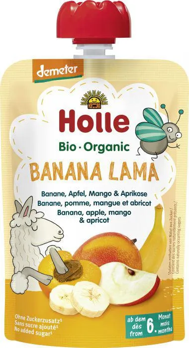Holle Banana Lama – Banane, Apfel, Mango & Aprikose 100g