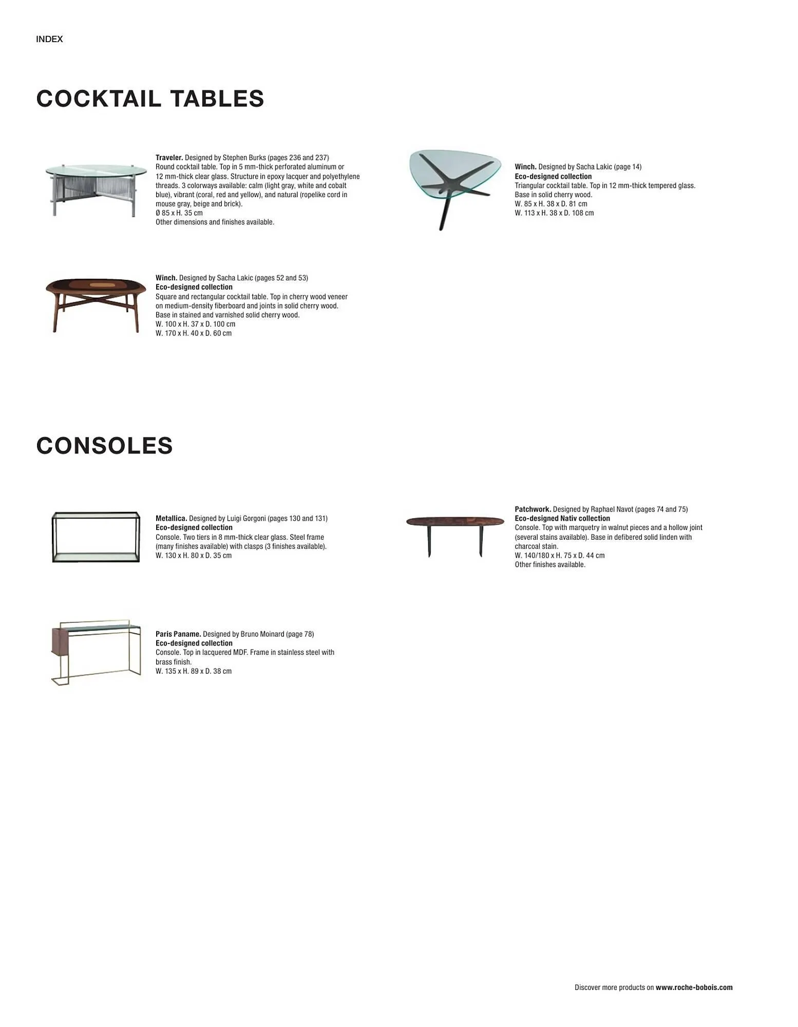 Roche Bobois Flugblatt von 9. Jänner bis 6. Jänner 2026 - Flugblätt seite  272