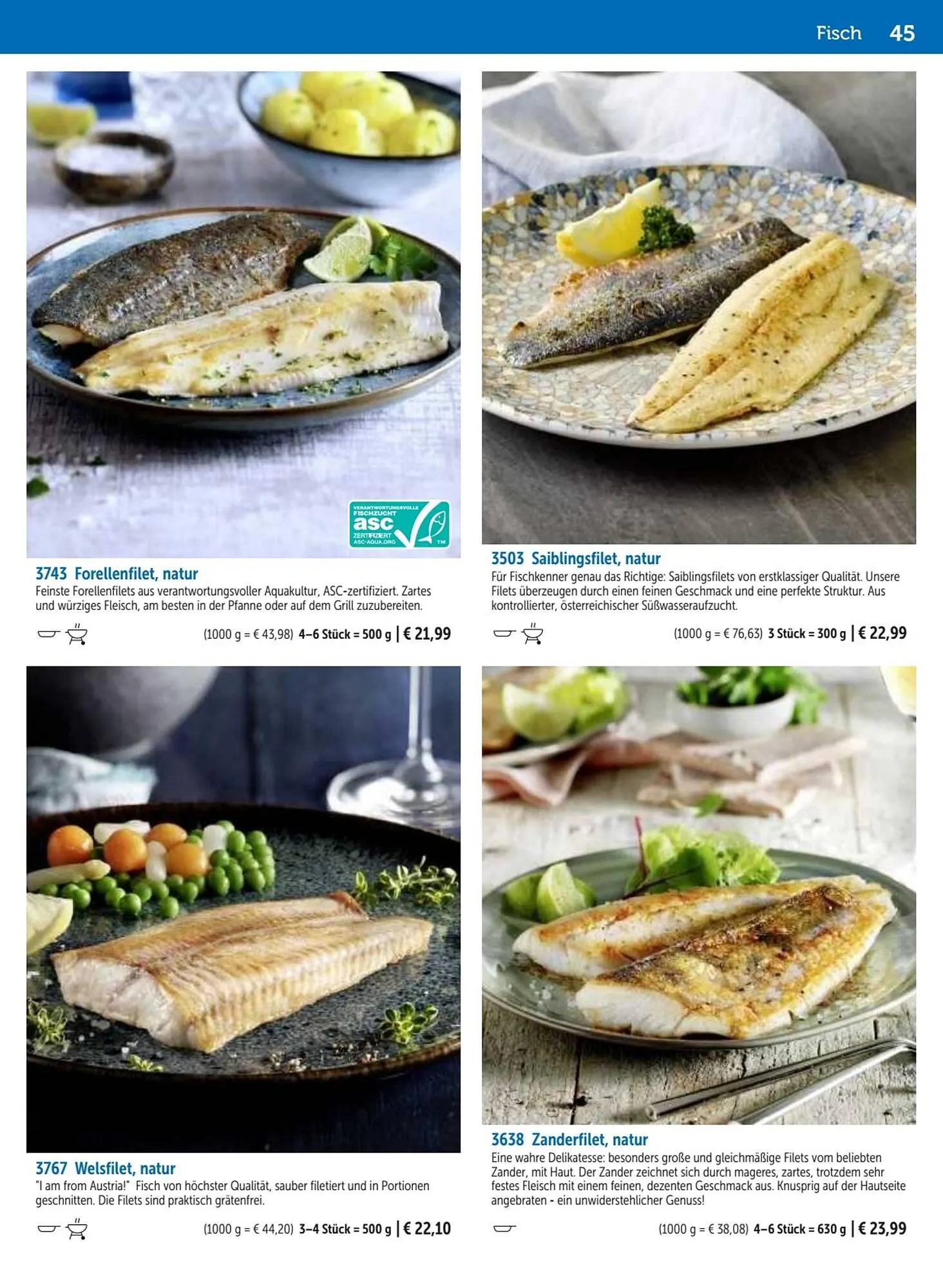 Bofrost Flugblatt von 25. September bis 29. Februar 2024 - Flugblätt seite  45