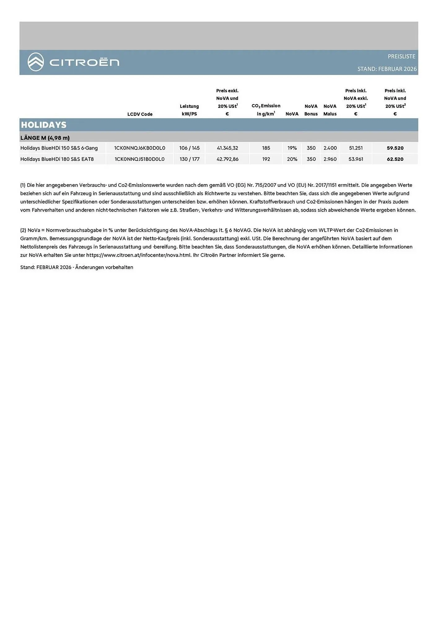 Citroen Flugblatt von 1. Februar bis 31. März 2026 - Flugblätt seite  3