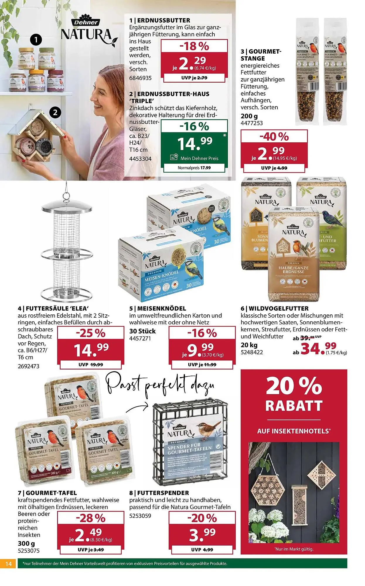 Dehner Flugblatt von 8. April bis 13. April 2026 - Flugblätt seite  14