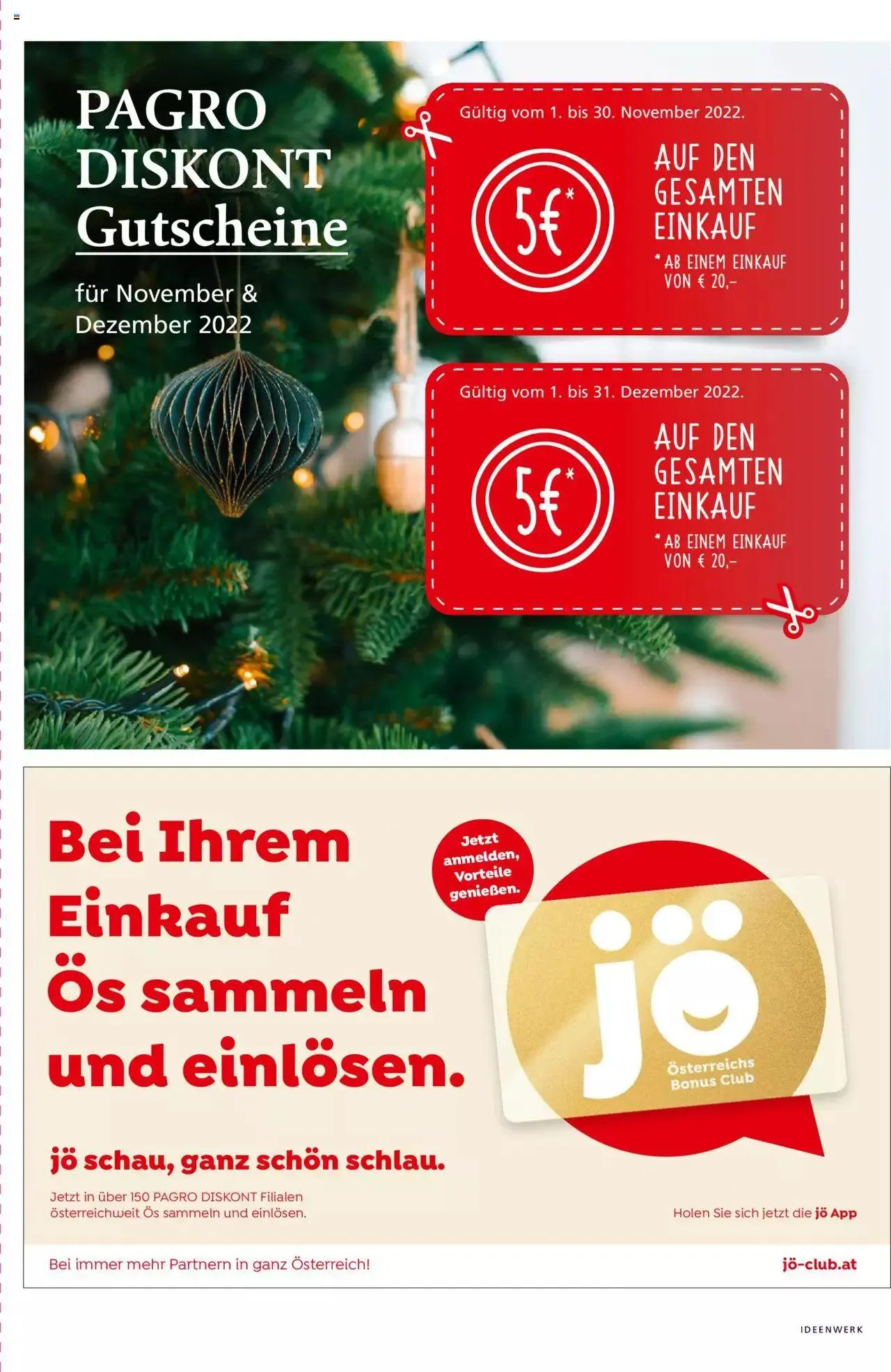 Pagro-Diskont - Ideenwerk von 3. November bis 31. Dezember 2023 - Flugblätt seite 25