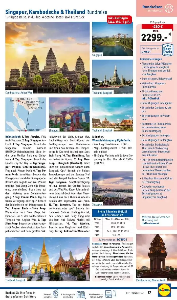 Aktuelle Reiseprospekte Themenprospekt Februar von 12. Februar bis 15. März 2025 - Flugblätt seite 17