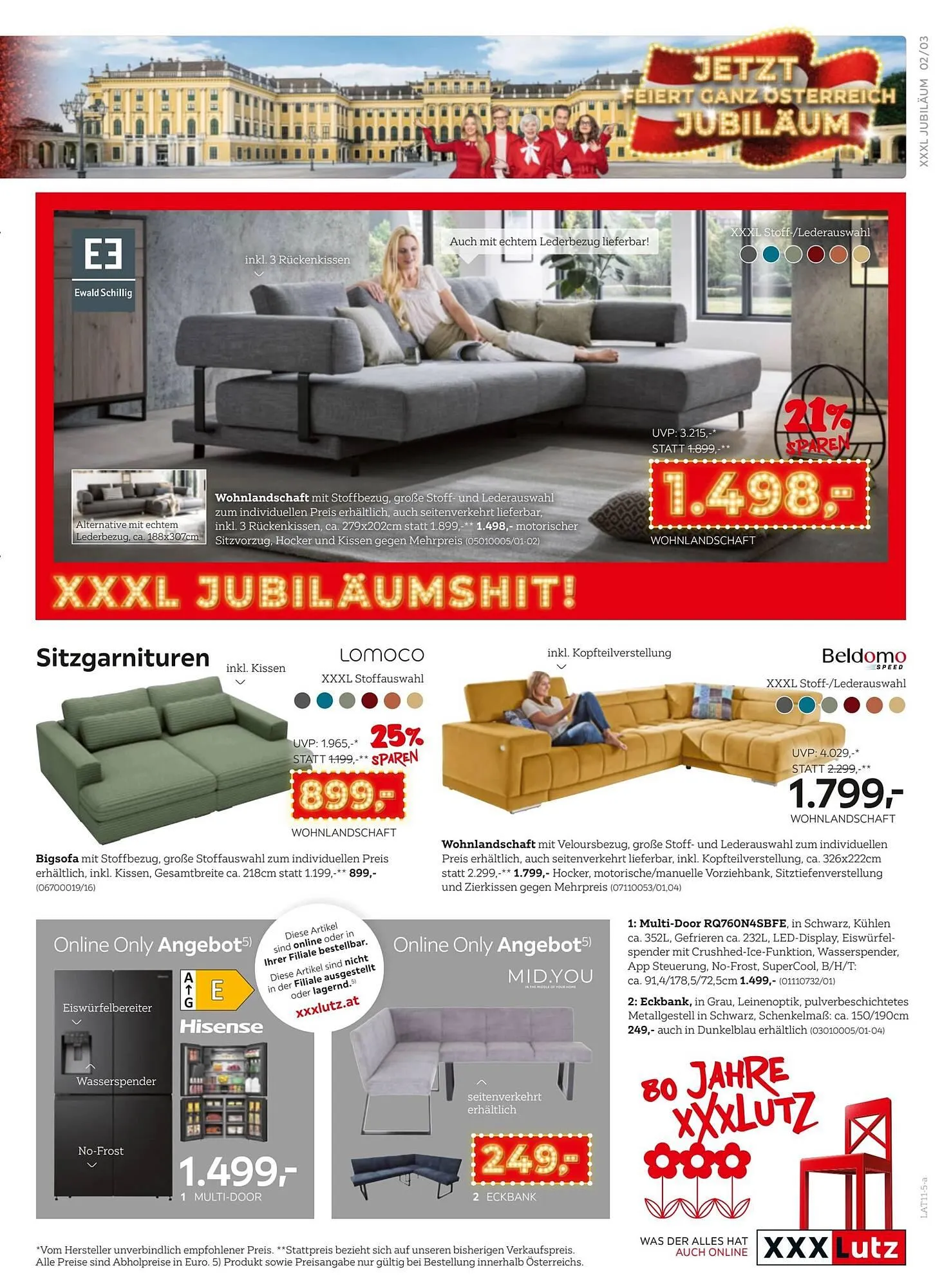 XXXLutz Prospekt von 4. November bis 11. November 2025 - Flugblätt seite 3