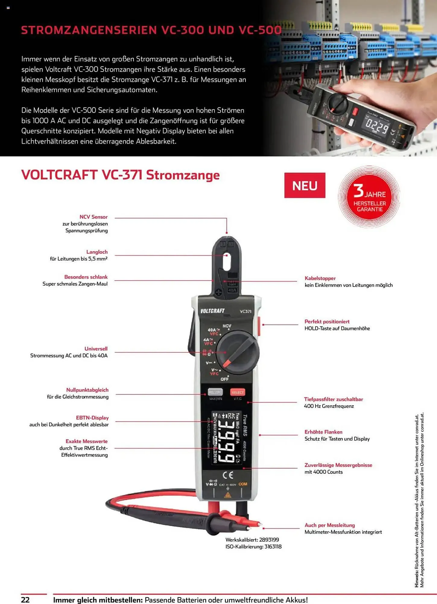 Conrad Katalog von 1. Oktober bis 30. November 2025 - Flugblätt seite  22