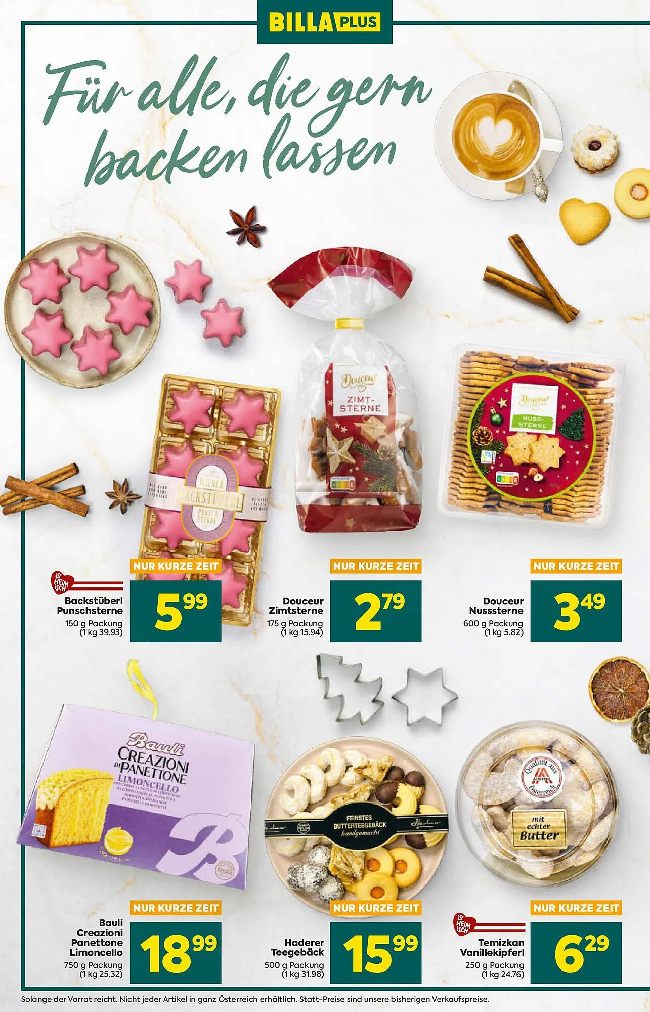 Billa Flugblatt von 23. Oktober bis 10. Dezember 2025 - Flugblätt seite  18