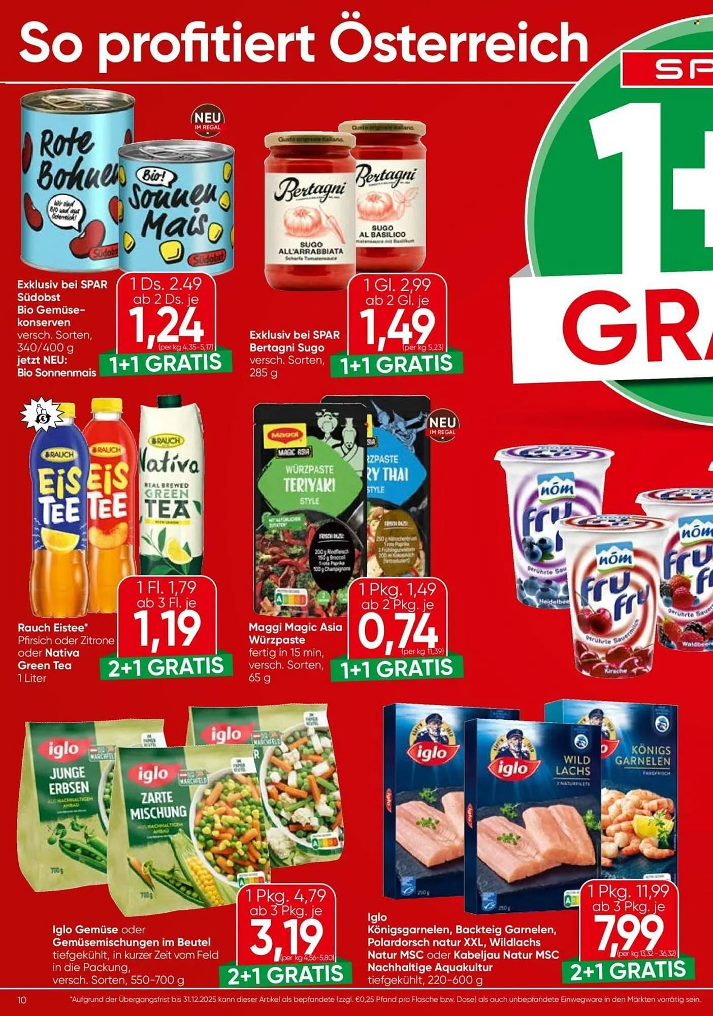 Eurospar Flugblatt von 23. Oktober bis 5. November 2025 - Flugblätt seite  10