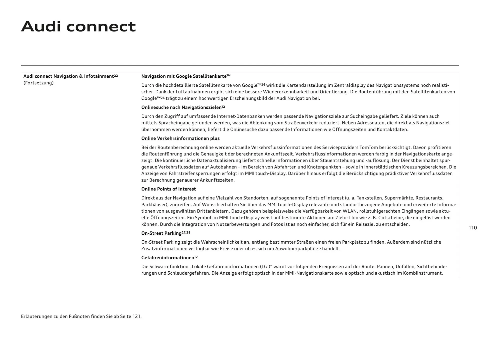 Audi Flugblatt von 20. November bis 22. Juli 2026 - Flugblätt seite  110