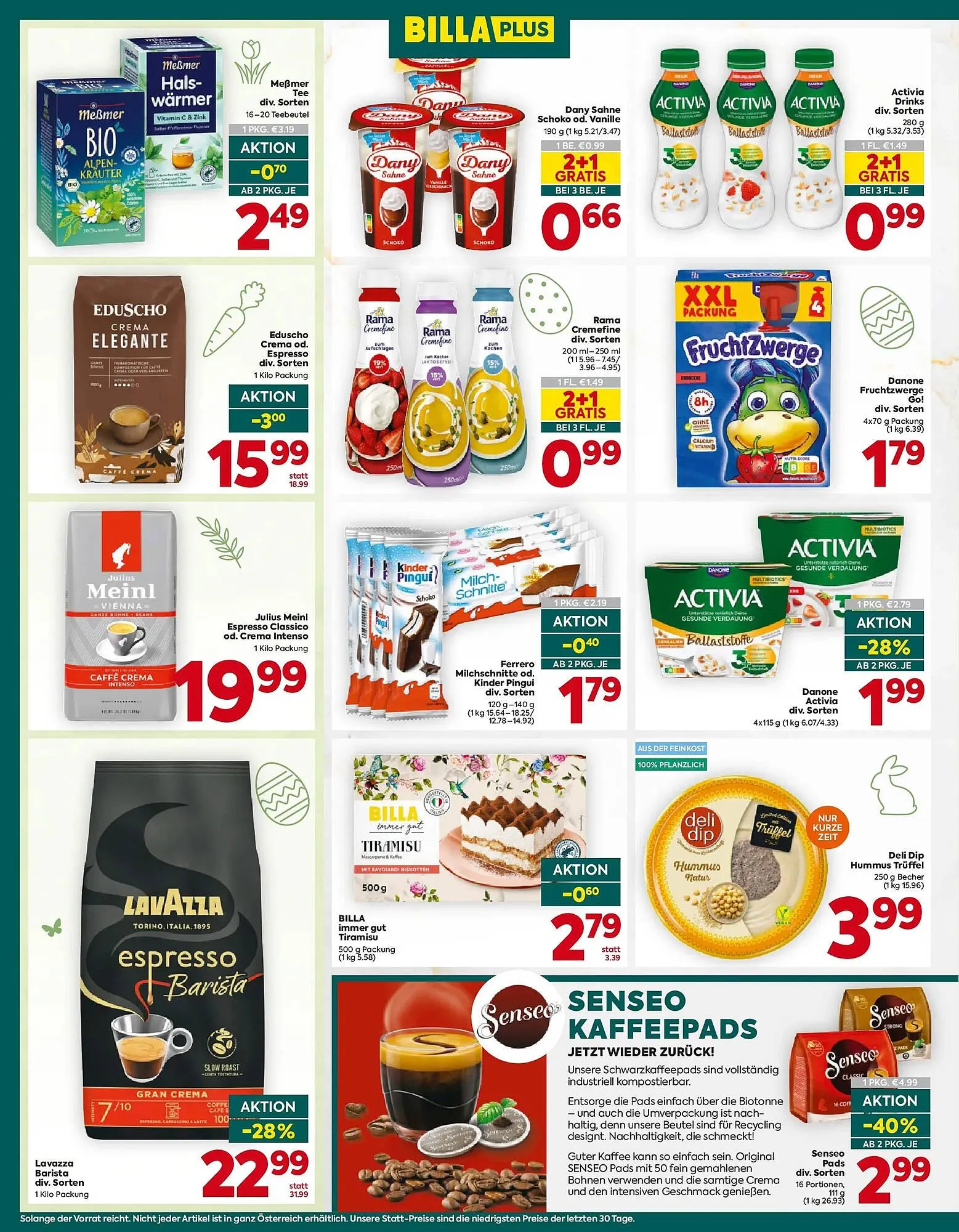 Billa Flugblatt von 26. März bis 4. April 2026 - Flugblätt seite  16