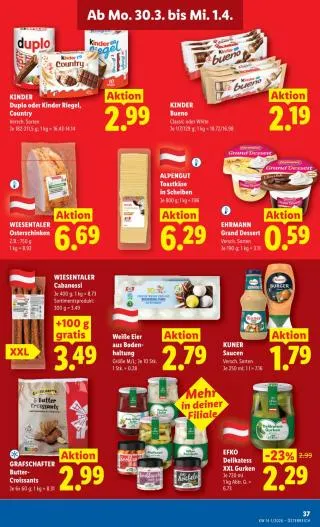 Lidl Flugblatt Food von 26. März bis 1. April 2026 - Flugblätt seite 42
