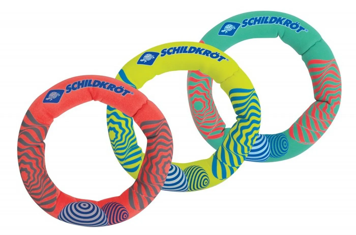 SCHILDKRÖT Tauchringe NEOPREN 3er