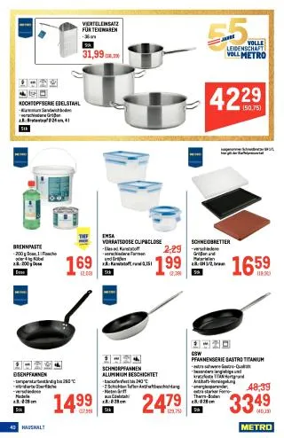 METRO Flugblatt - Metro profi von 20. August bis 2. September 2026 - Flugblätt seite  40
