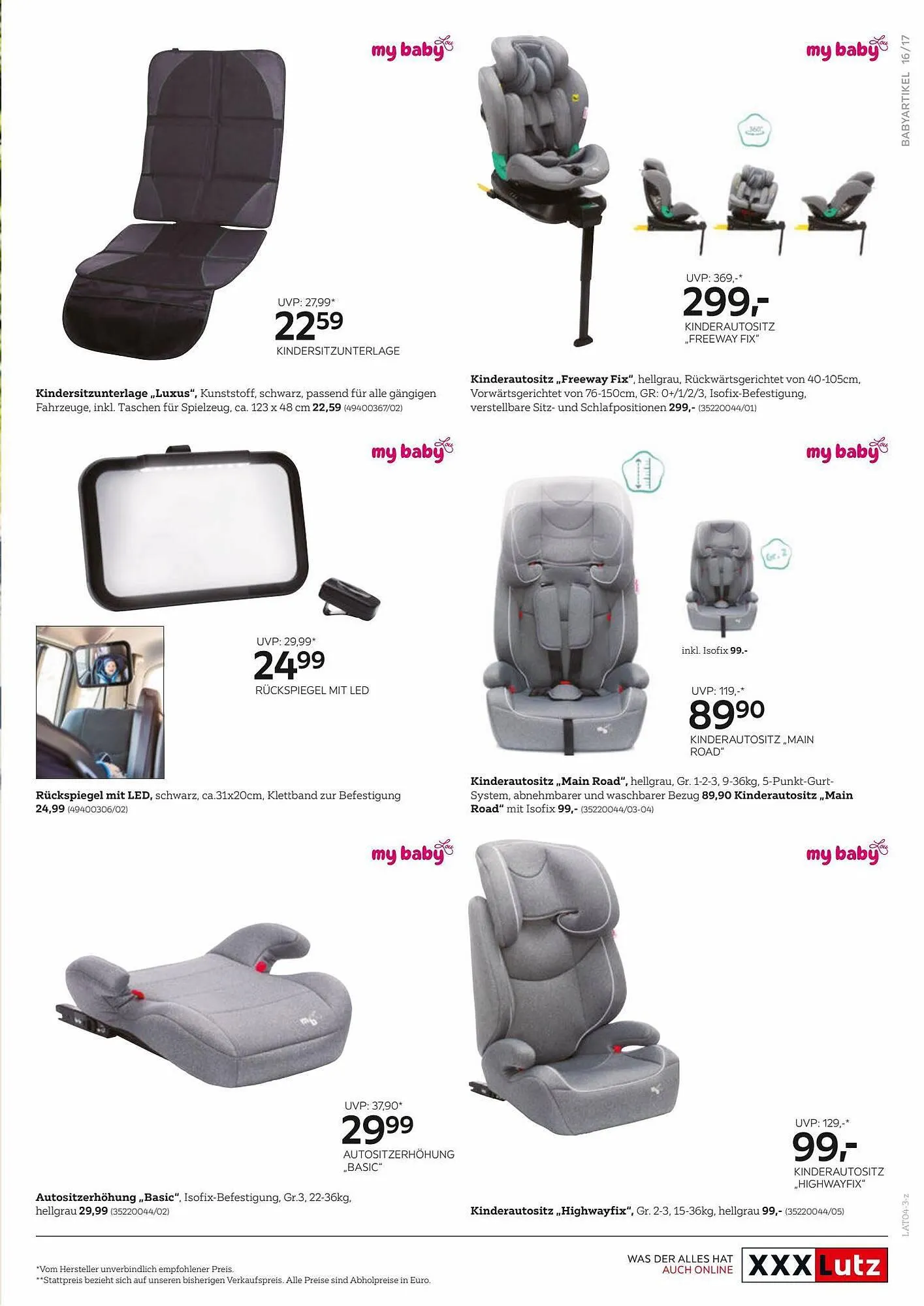 XXXLutz Flugblatt von 6. Juli bis 31. Dezember 2023 - Flugblätt seite 17