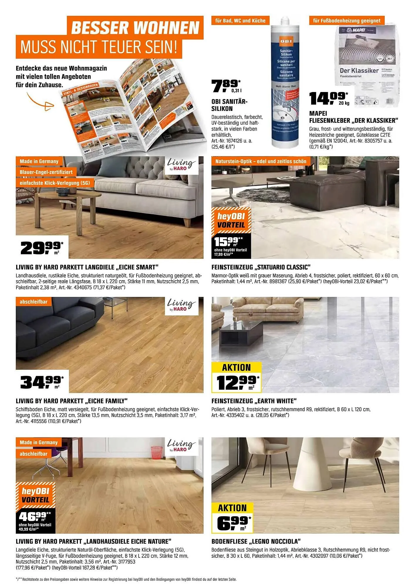 OBI Flugblatt von 1. November bis 13. November 2025 - Flugblätt seite 19