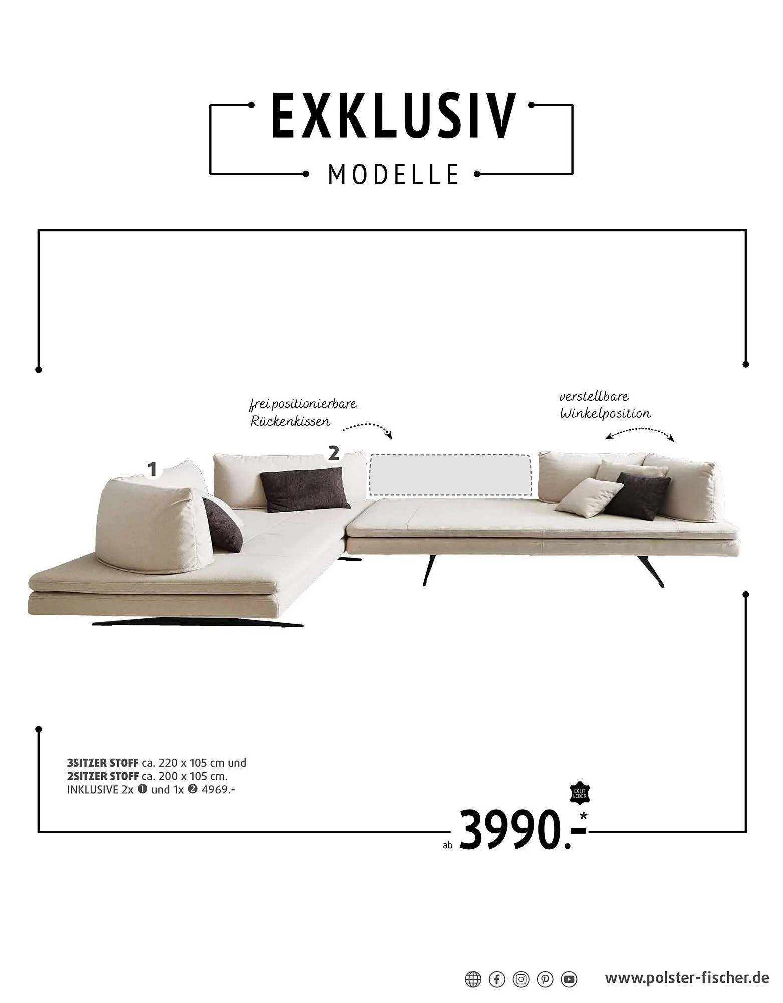 Polstermöbel Fischer Flugblatt von 15. Februar bis 17. März 2024 - Flugblätt seite 35