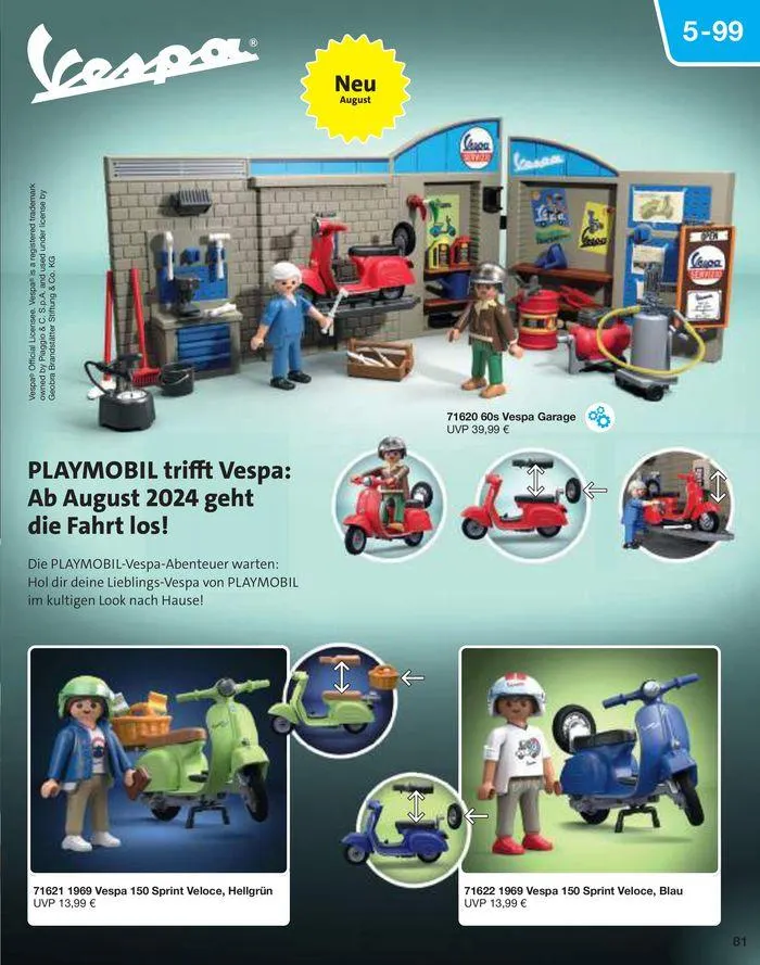 50 Years Of Playmobil von 9. Juli bis 31. Dezember 2024 - Flugblätt seite 81