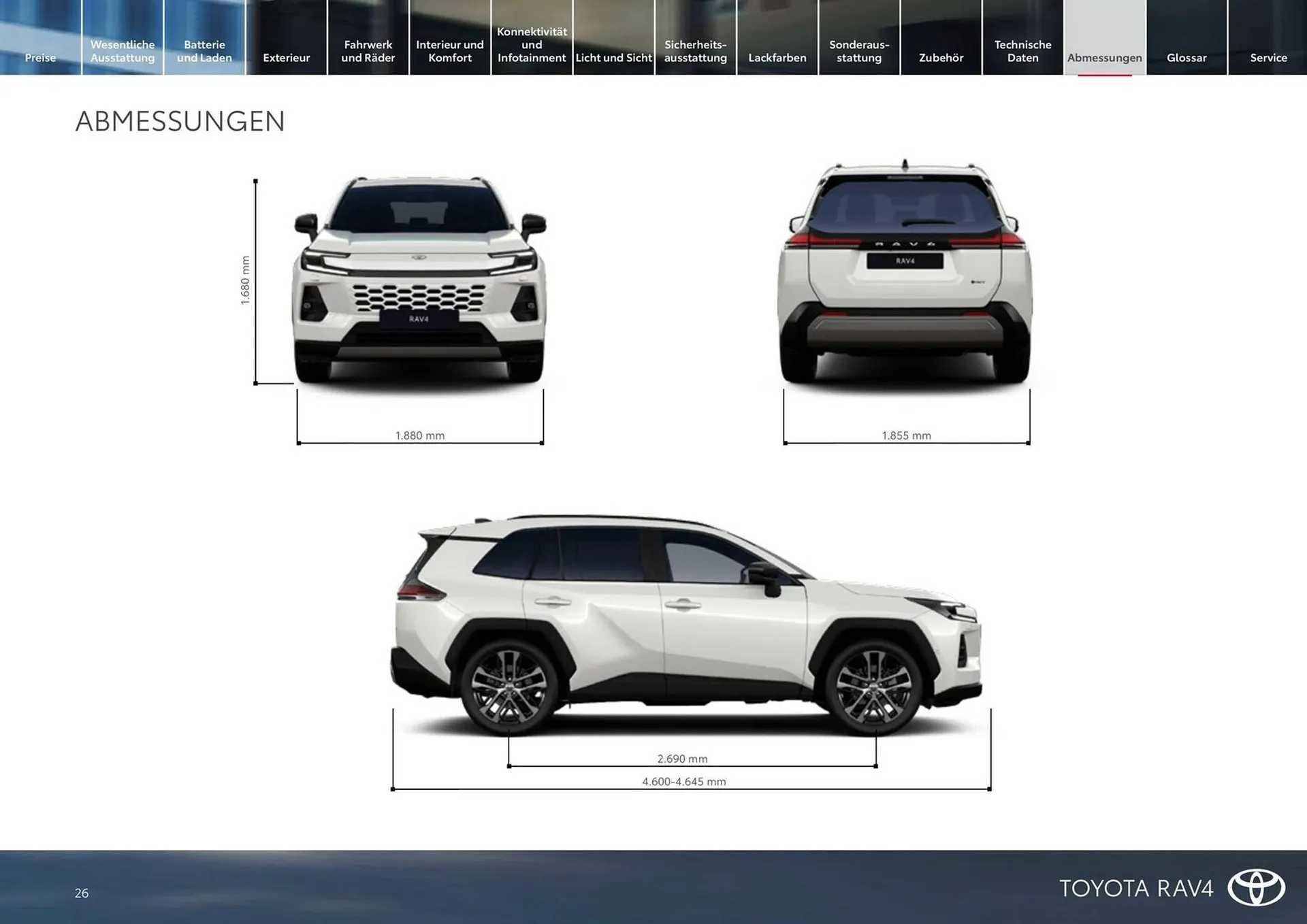 Toyota Flugblatt von 15. März bis 31. Oktober 2026 - Flugblätt seite  26