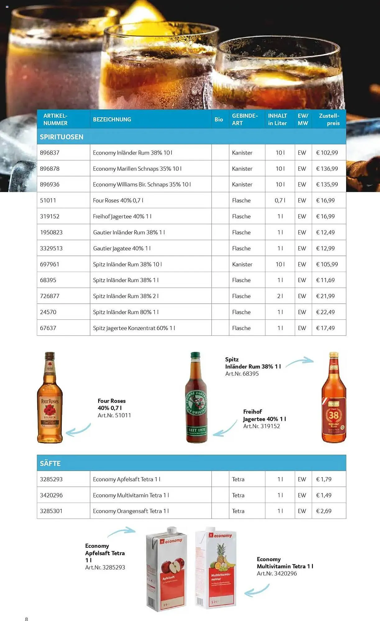 Transgourmet Flugblatt von 6. Oktober bis 31. Dezember 2025 - Flugblätt seite 8