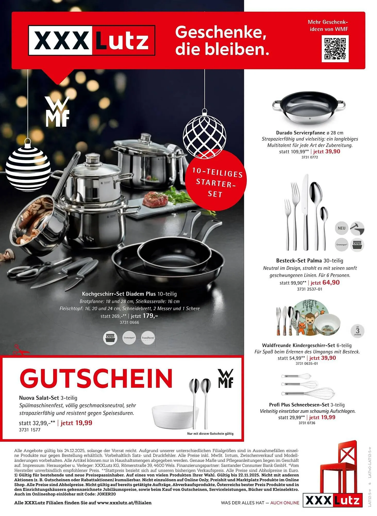 XXXLutz Prospekt von 18. November bis 24. Dezember 2025 - Flugblätt seite  4
