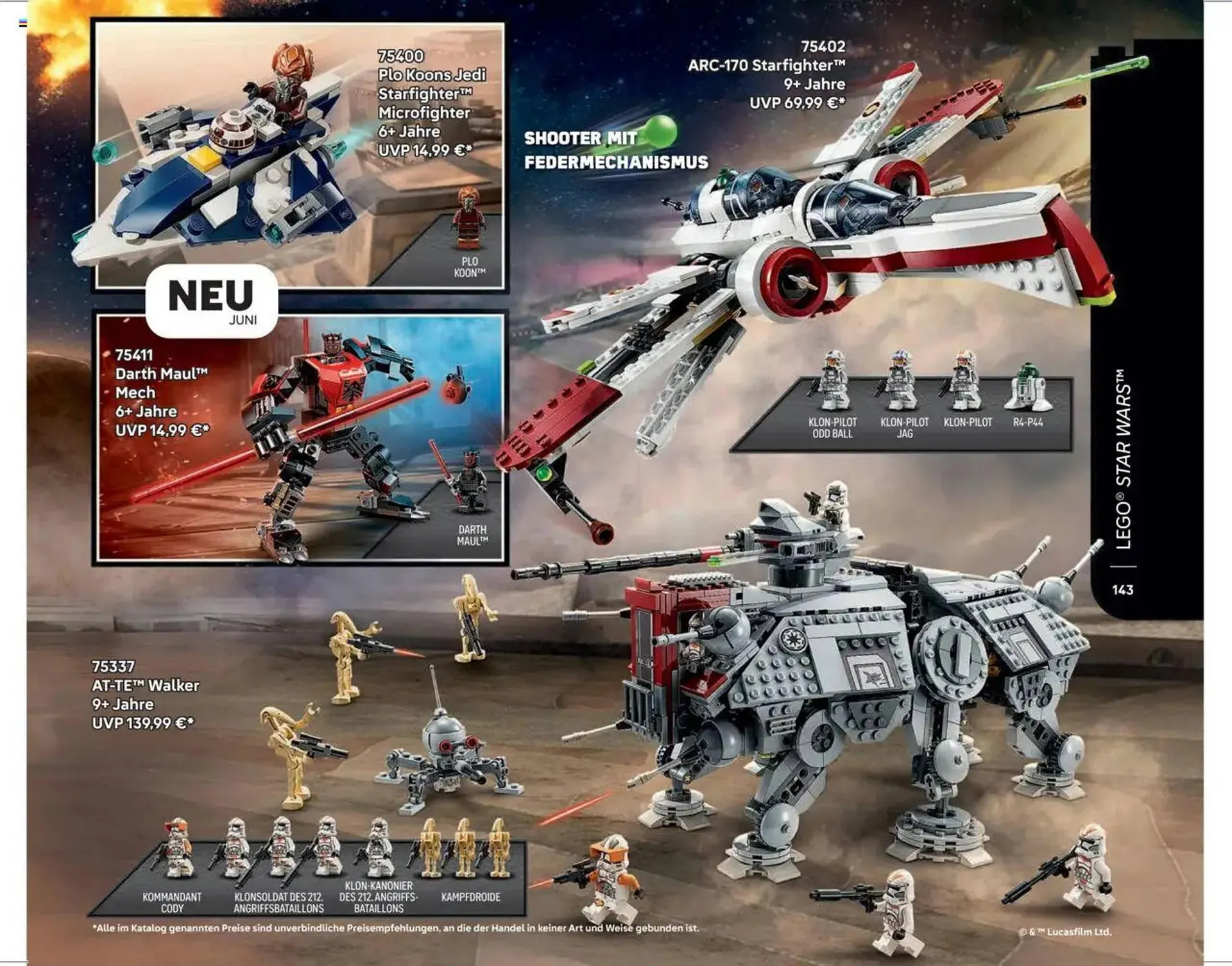 Lego Flugblatt von 1. September bis 31. Dezember 2025 - Flugblätt seite  143