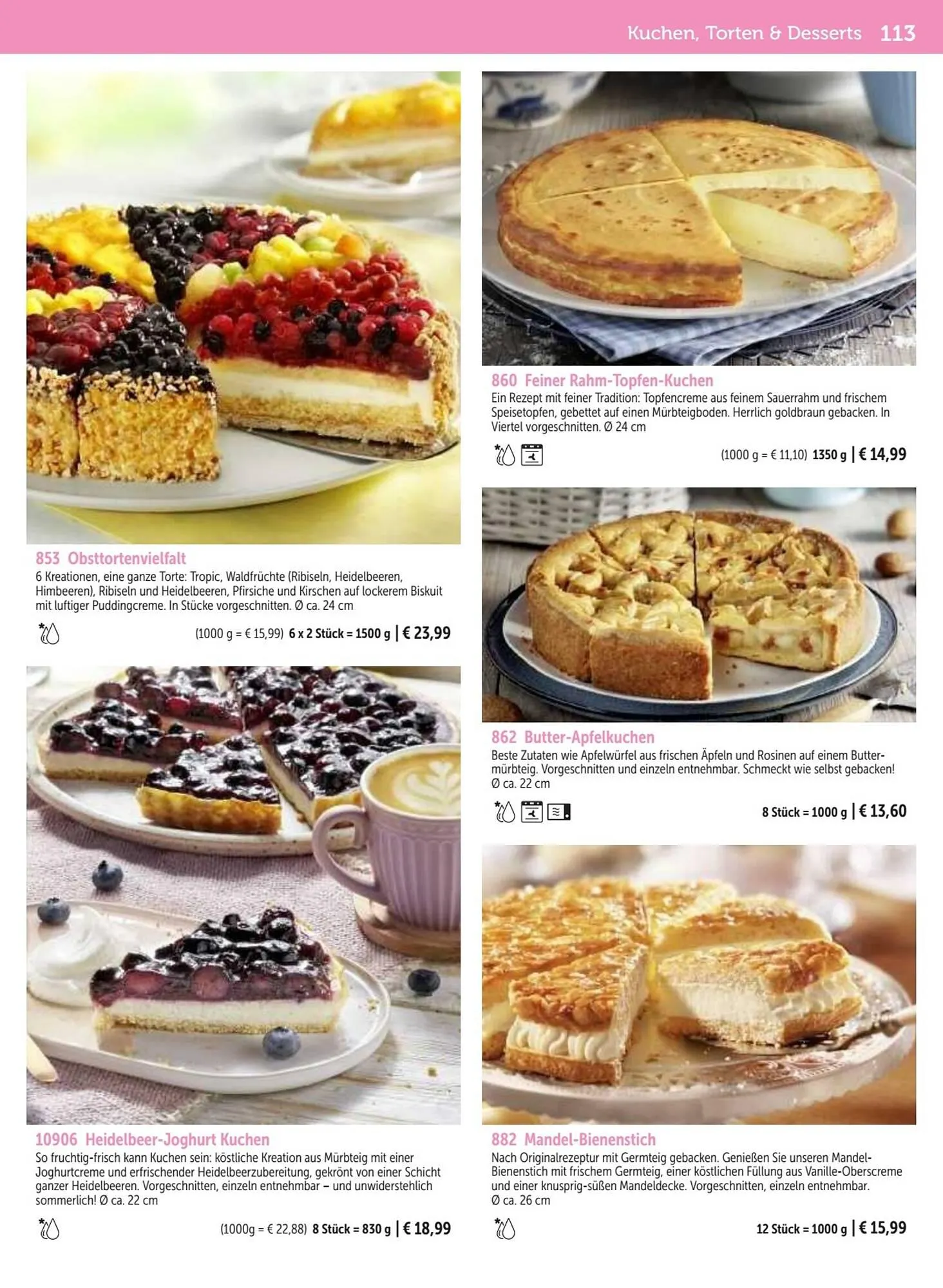 Bofrost Flugblatt von 25. September bis 29. Februar 2024 - Flugblätt seite  113