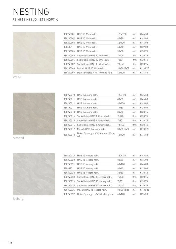 Fliesen 2024 von 5. Juni bis 31. Dezember 2024 - Flugblätt seite 144