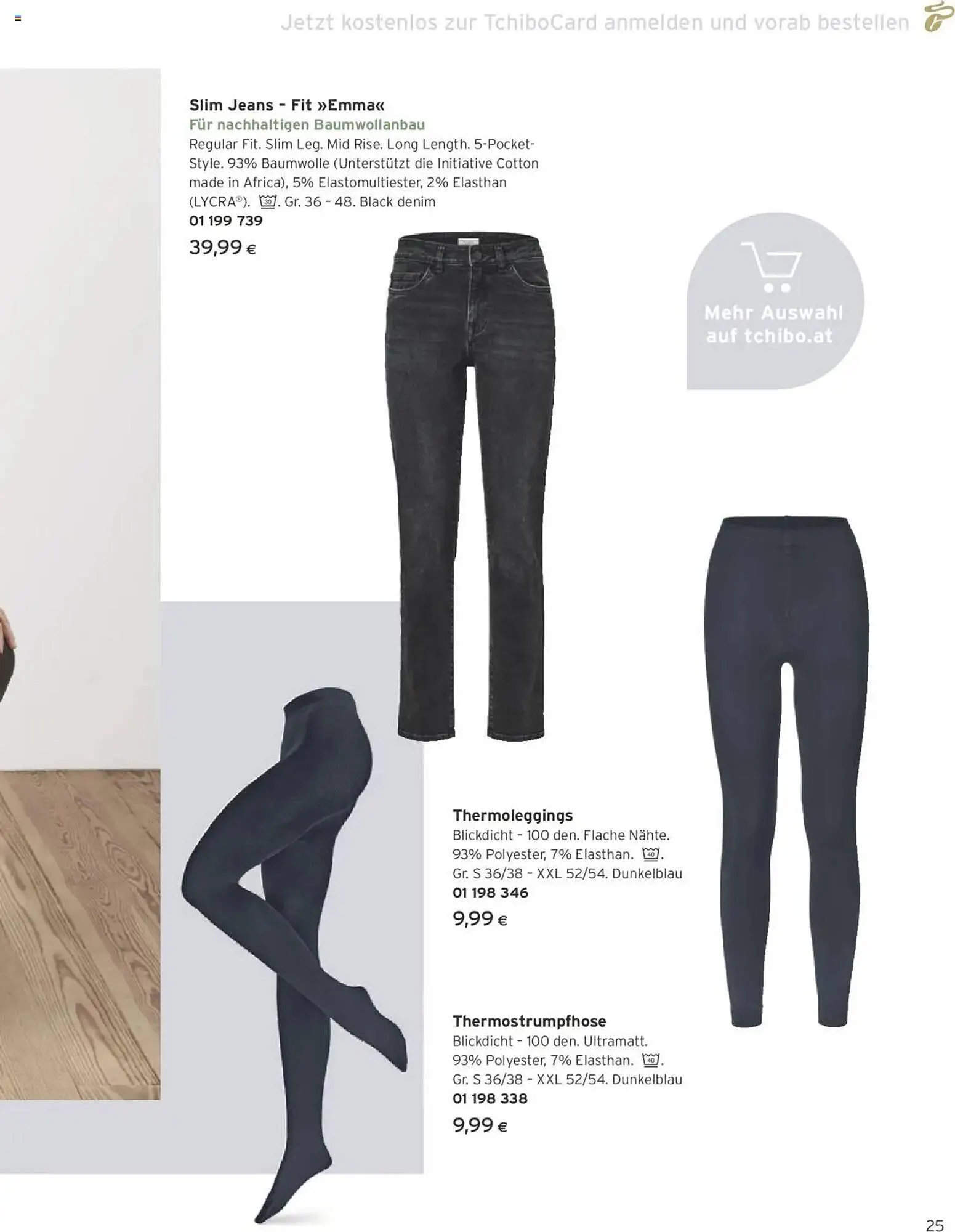 Tchibo Eduscho Flugblatt von 16. Jänner bis 28. Februar 2025 - Flugblätt seite 25