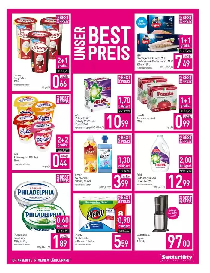 Sutterlüty flugblatt von 26. September bis 2. Oktober 2024 - Flugblätt seite 5