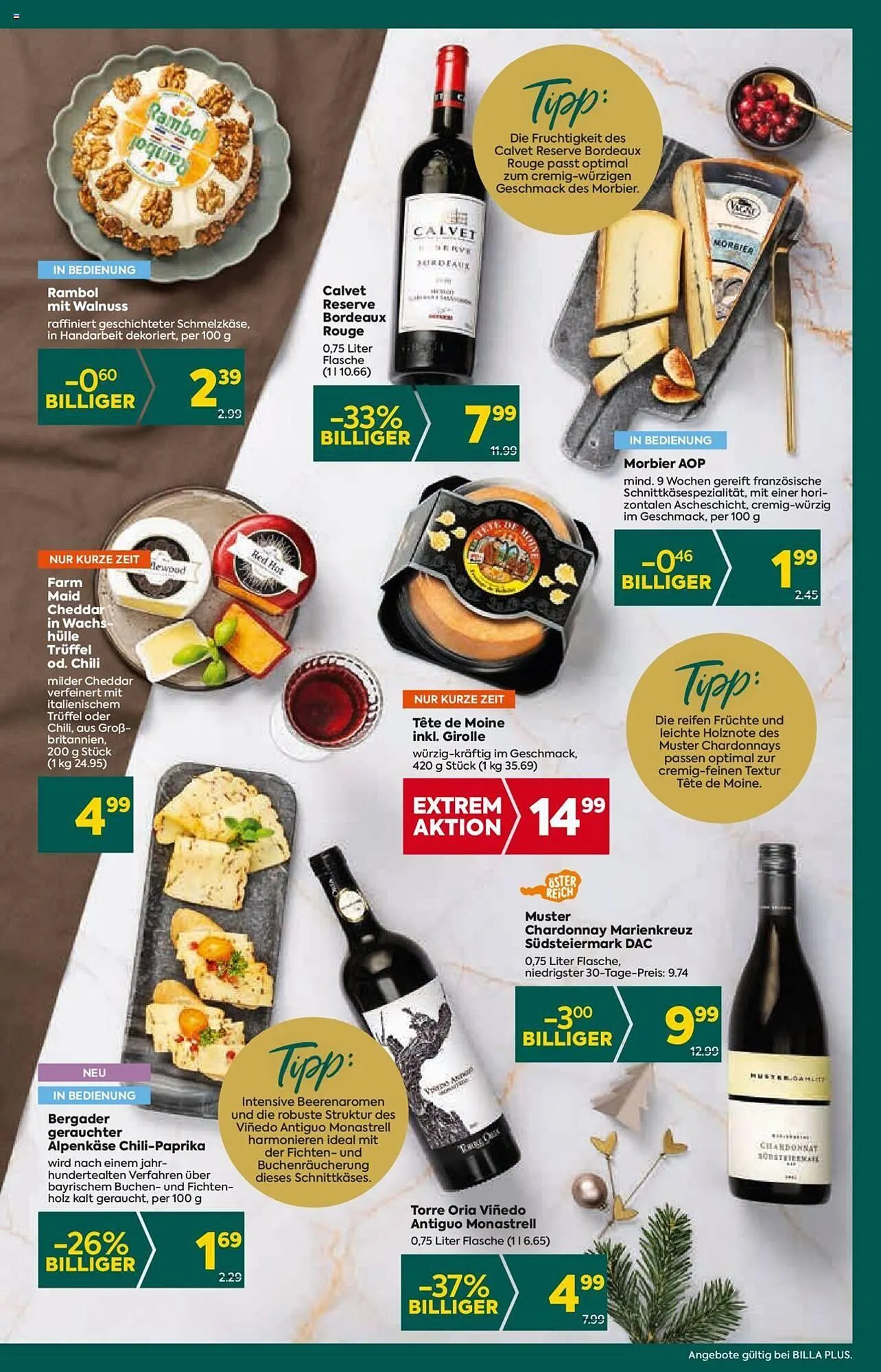 Billa Flugblatt von 7. Dezember bis 13. Dezember 2023 - Flugblätt seite 9