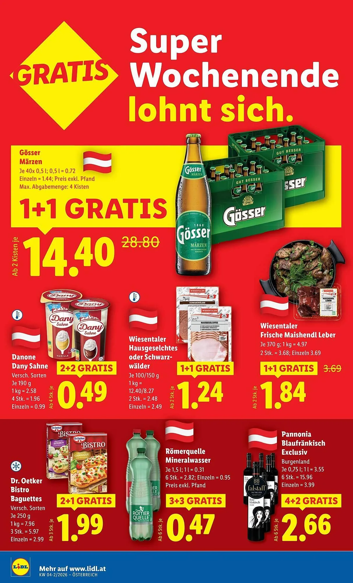 Lidl Flugblatt von 22. Jänner bis 29. Jänner 2026 - Flugblätt seite  10