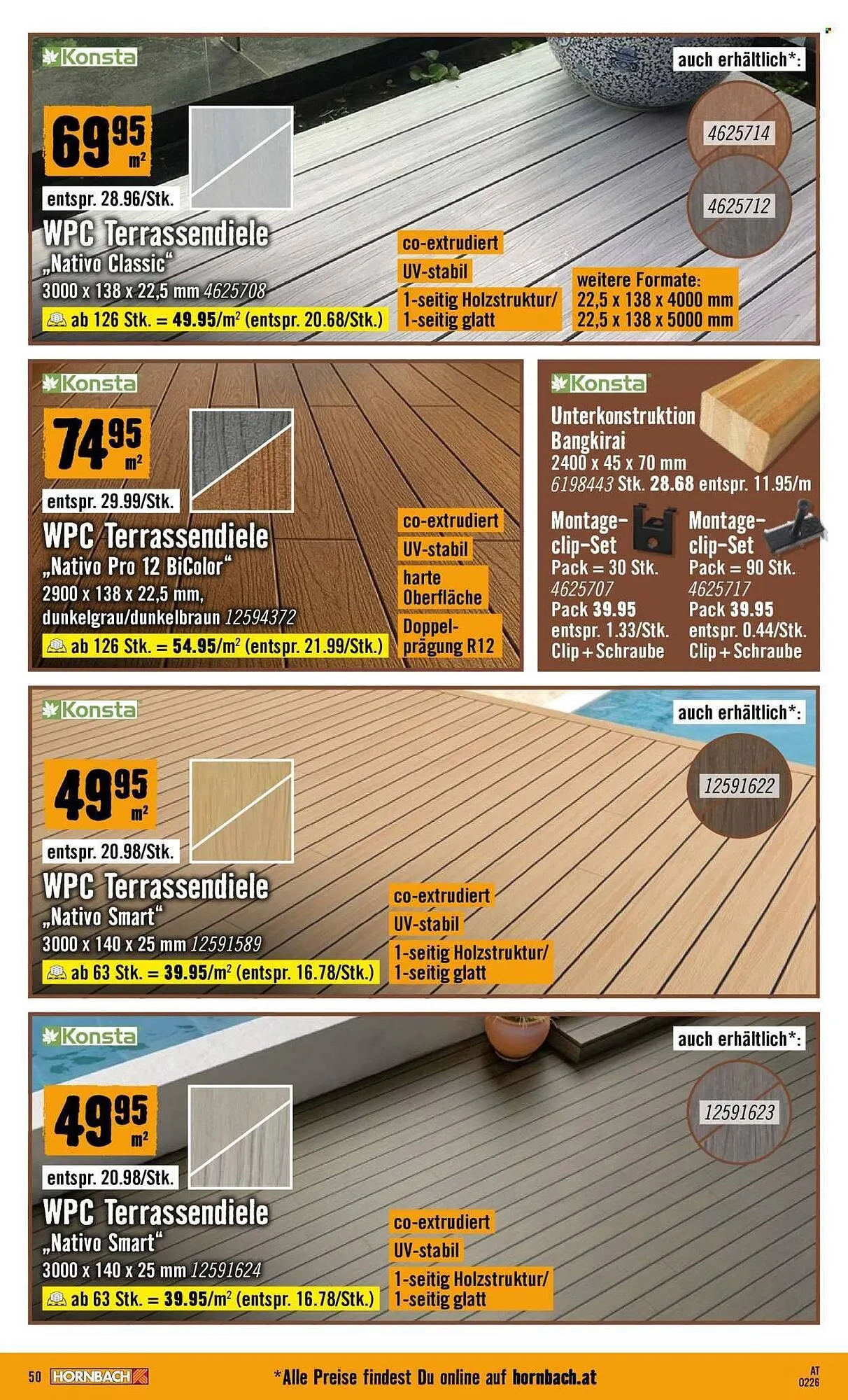 Hornbach Flugblatt von 18. Februar bis 18. März 2026 - Flugblätt seite  50