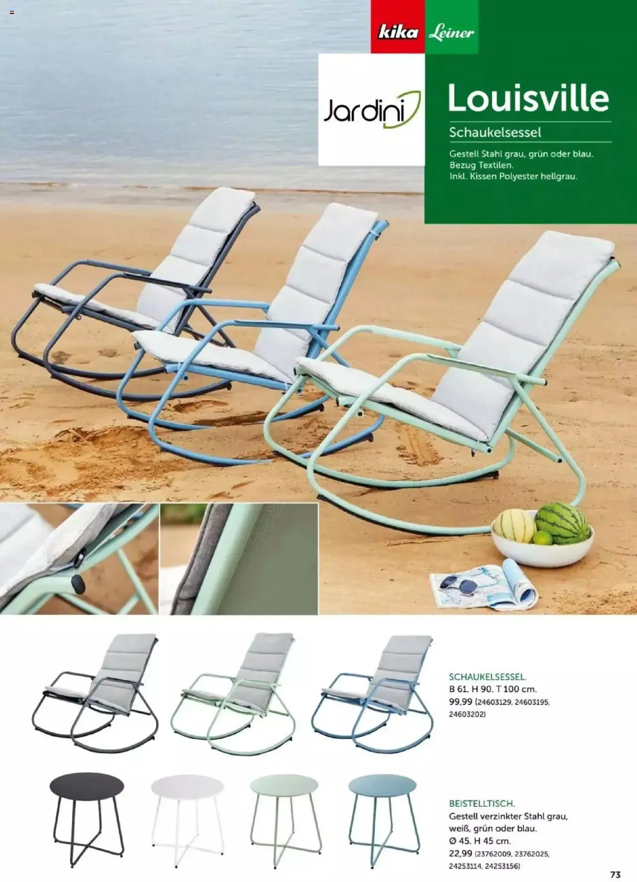 Leiner Garten Katalog 2024 von 4. März bis 30. September 2024 - Flugblätt seite  73