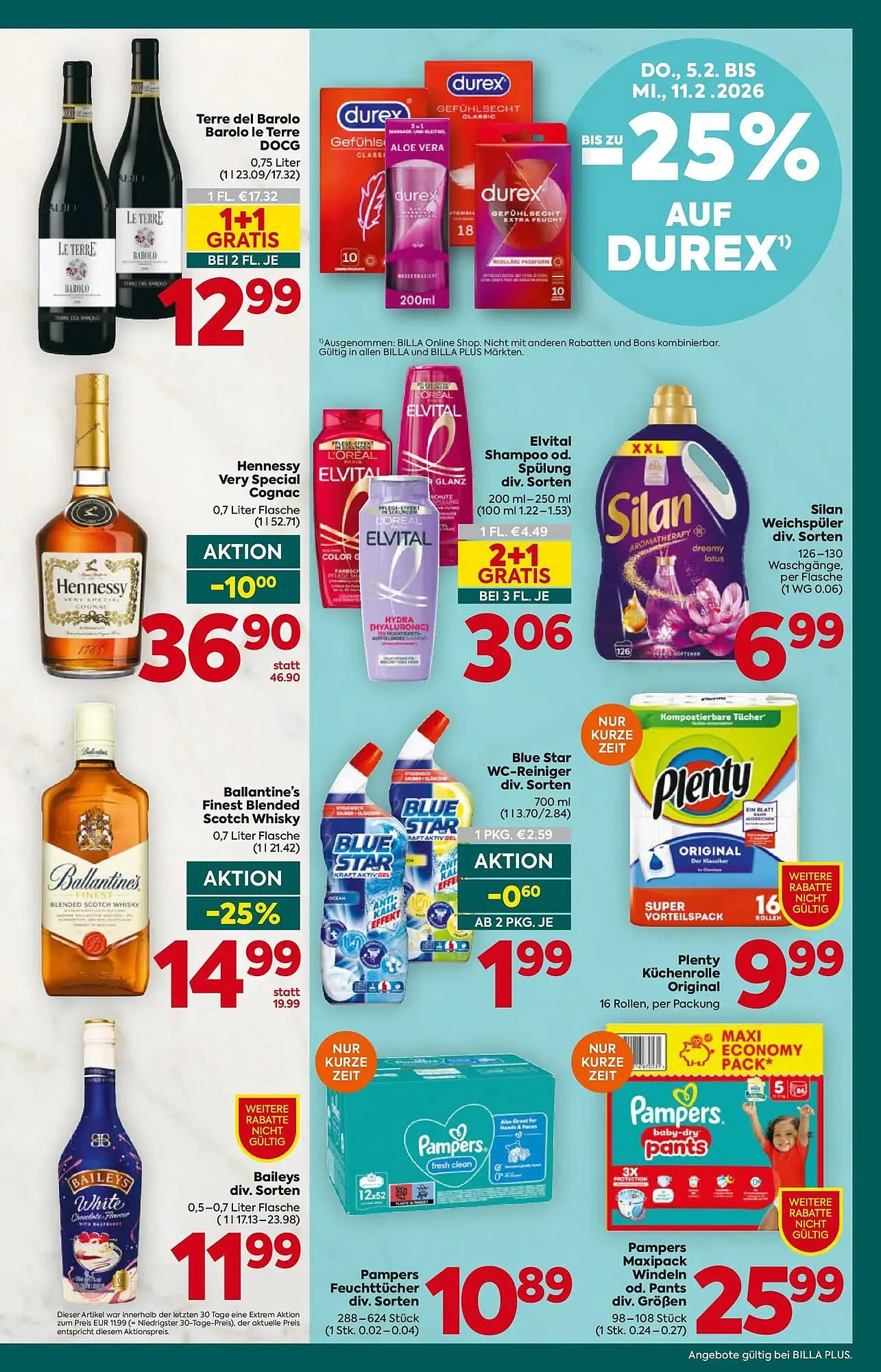 Billa Flugblatt von 5. Februar bis 11. Februar 2026 - Flugblätt seite  15