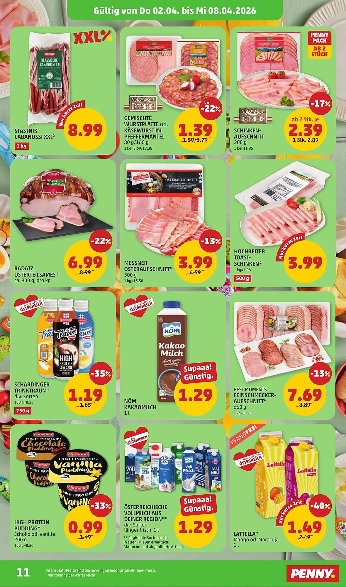 PENNY Flugblatt von 2. April bis 8. April 2026 - Flugblätt seite  11