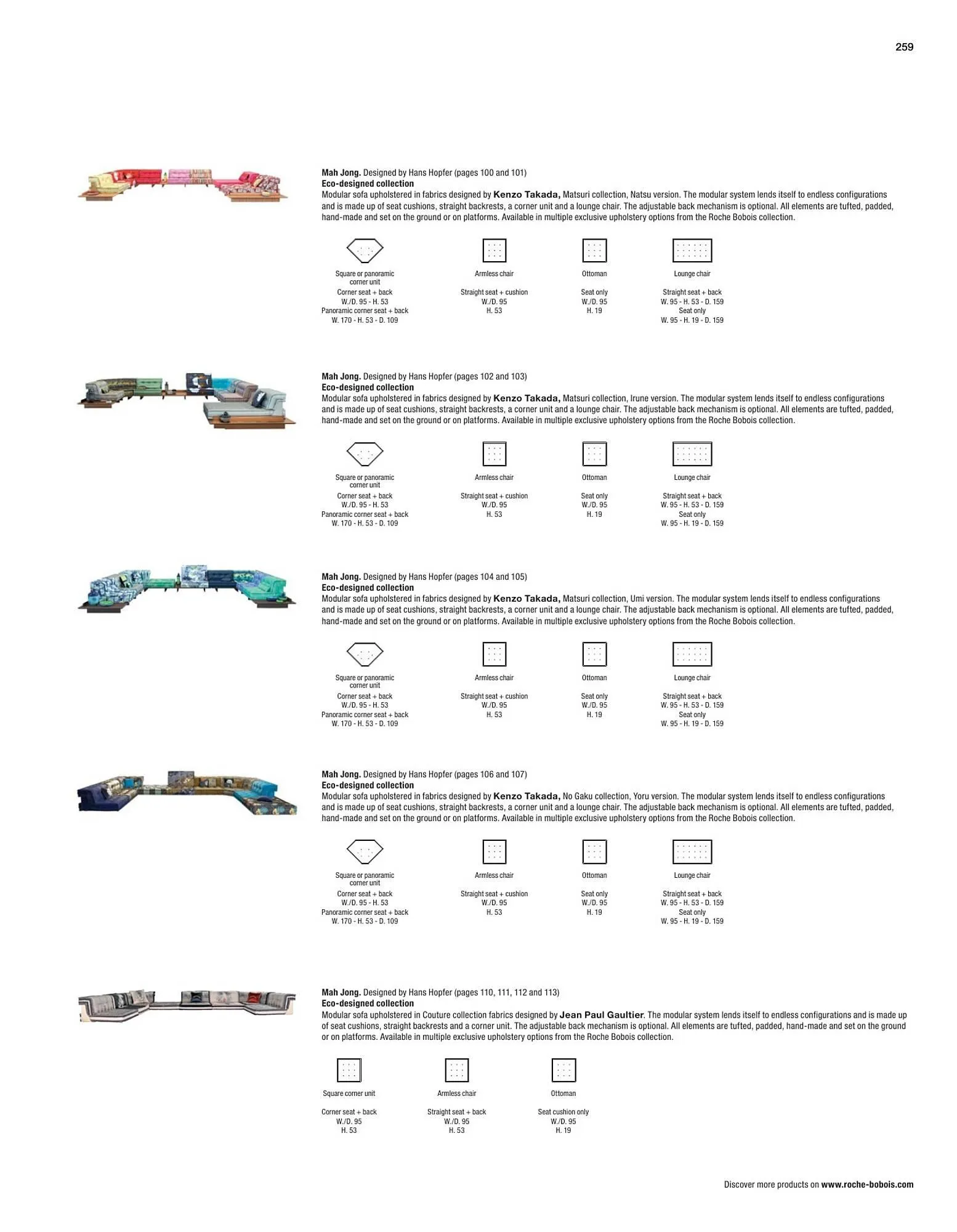 Roche Bobois Flugblatt von 9. Jänner bis 6. Jänner 2026 - Flugblätt seite  261