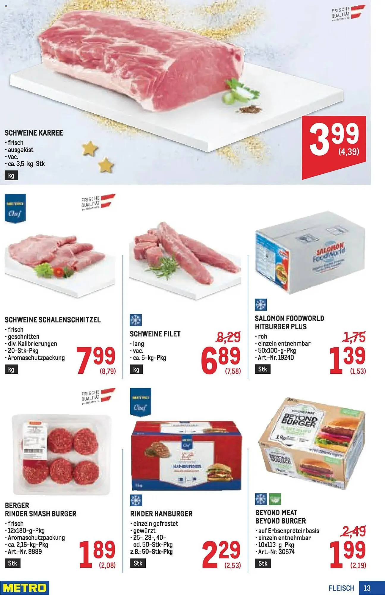 Metro Flugblatt von 27. November bis 10. Dezember 2025 - Flugblätt seite  13