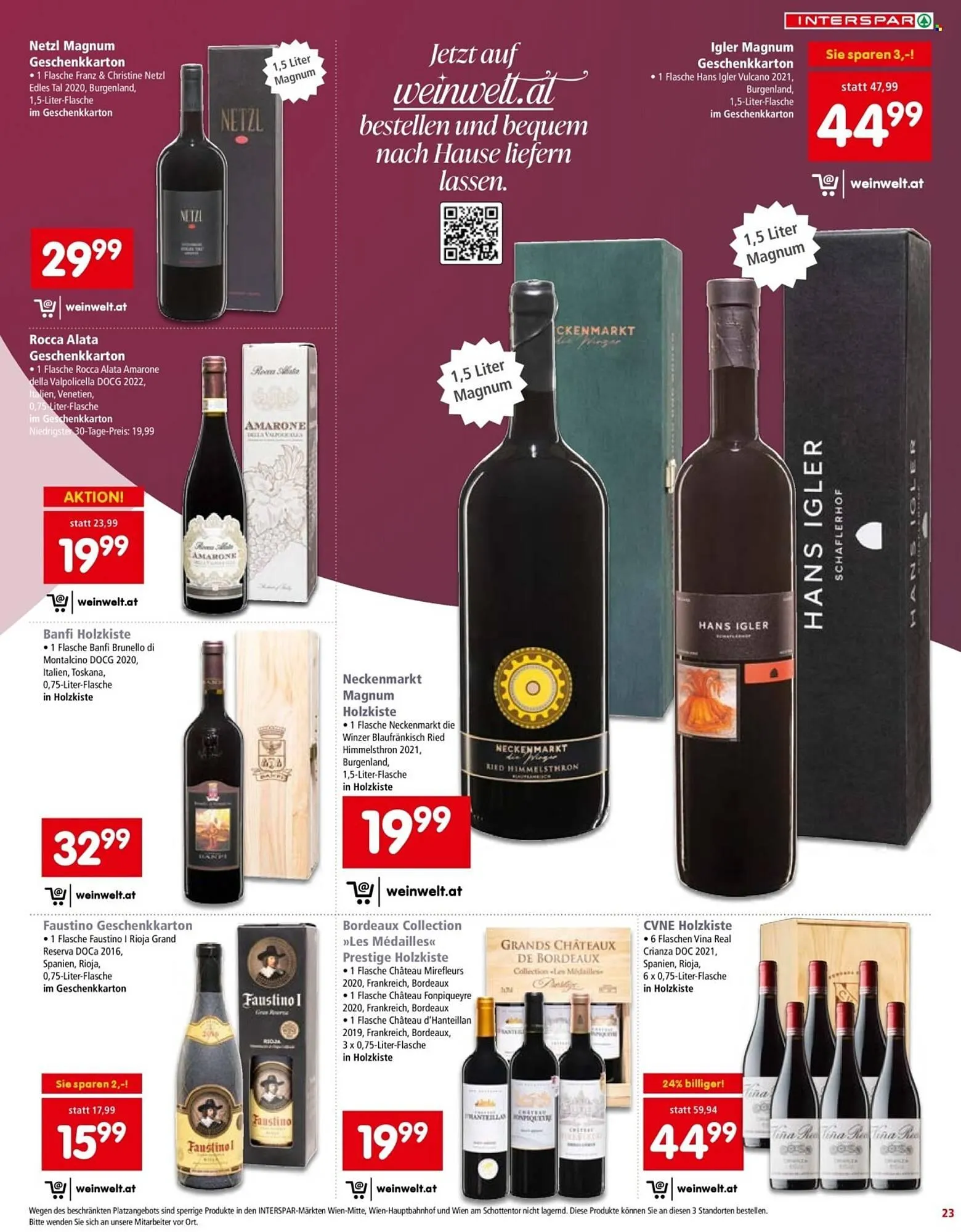 Interspar Flugblatt von 16. Oktober bis 24. Dezember 2025 - Flugblätt seite  23