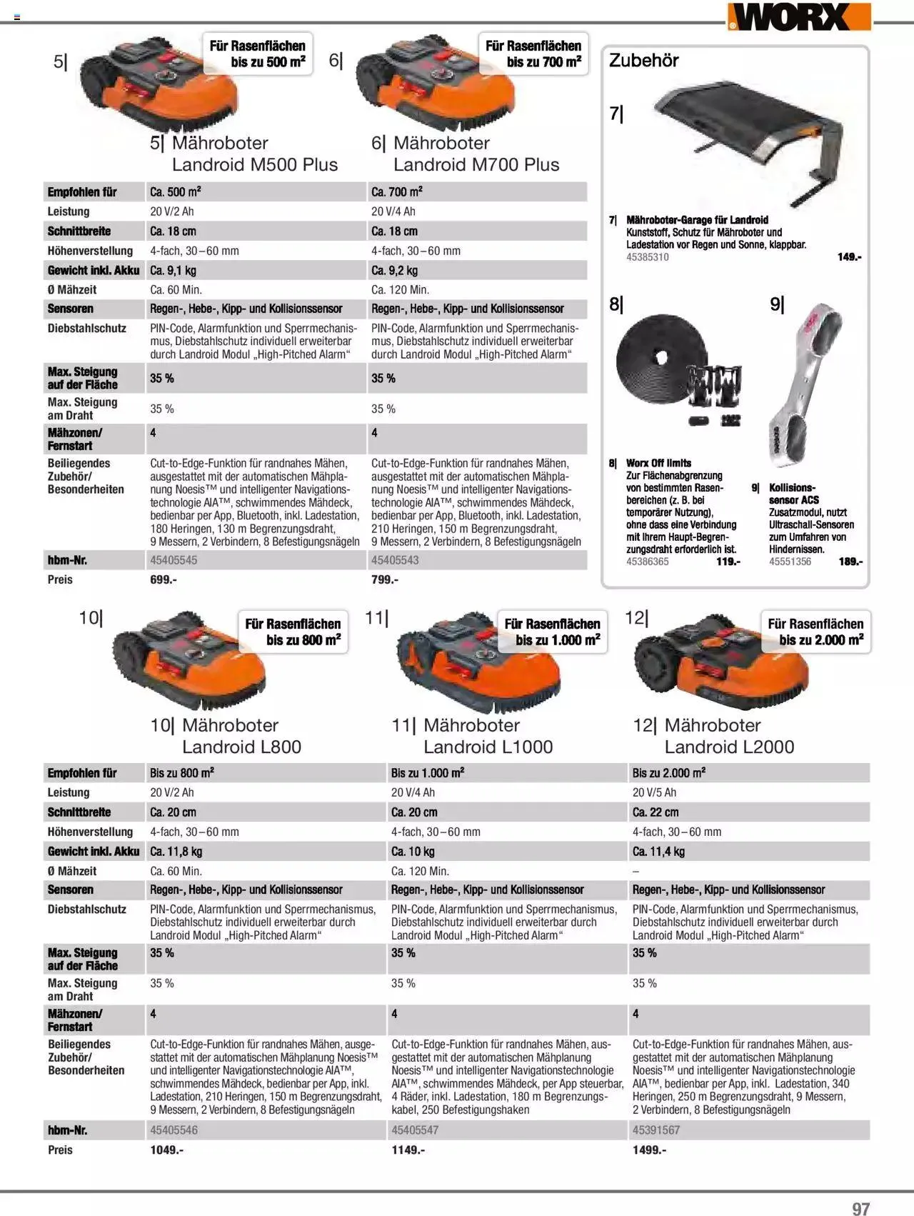 Hagebau Gartenjahr 2023 von 7. März bis 31. Dezember 2023 - Flugblätt seite  97